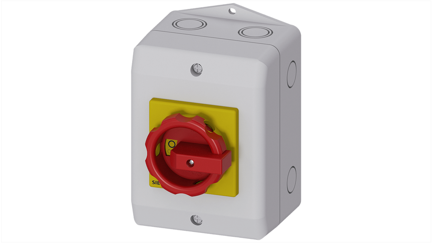 Interruttore di isolamento Siemens 3LD2064-1TC53, 4 poli, 16 A, 690 V, temperatura -25/+55 °C, serie 3LD.