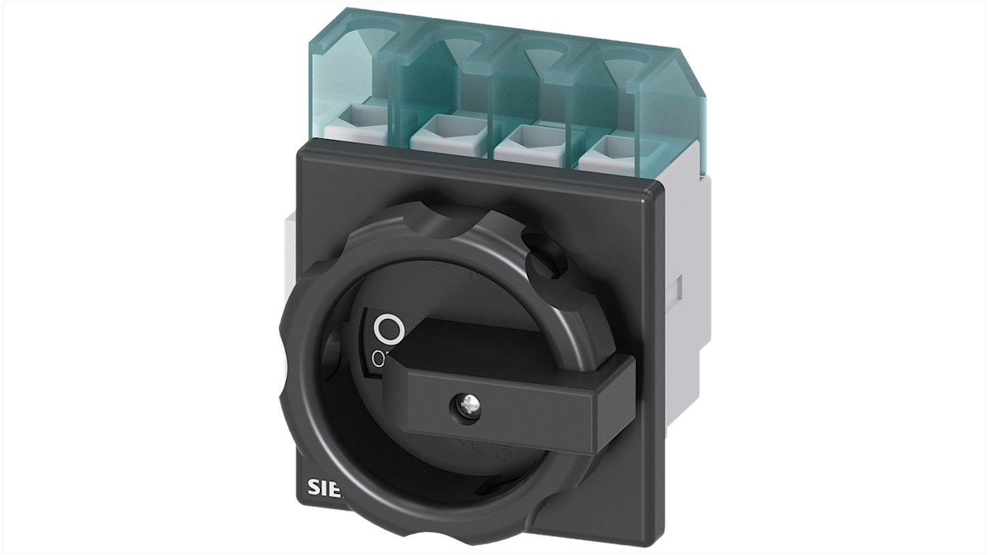 Interruttore di isolamento Siemens 3LD2103-1TL51, 4 poli, 25 A, 690 V, per sicurezza apparecchiature elettriche.