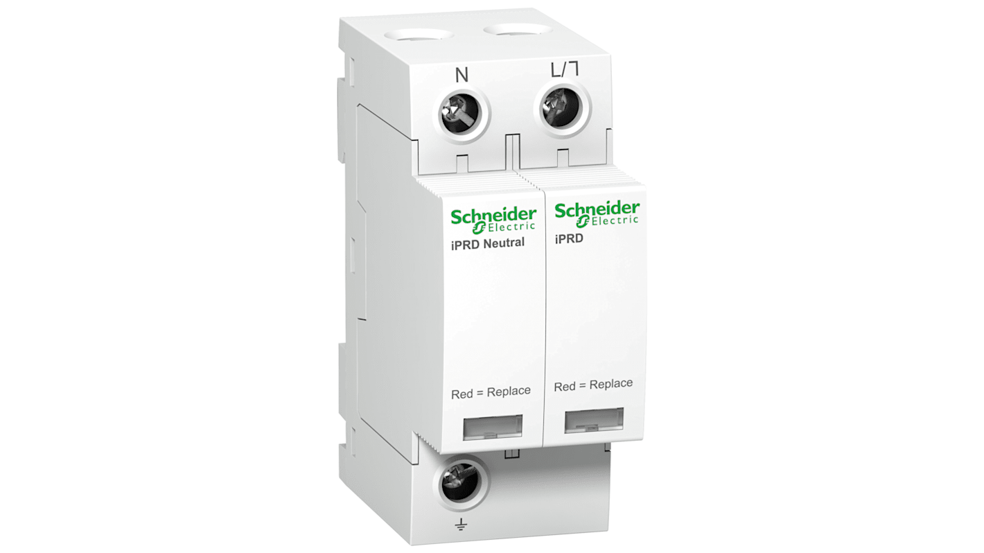 Limitatore di sovracorrente A9L40501 di Schneider Electric: dispositivo IPRD40r con cartuccia collegabile, protezione IP40 e 50kA. Sicurezza garantita!
