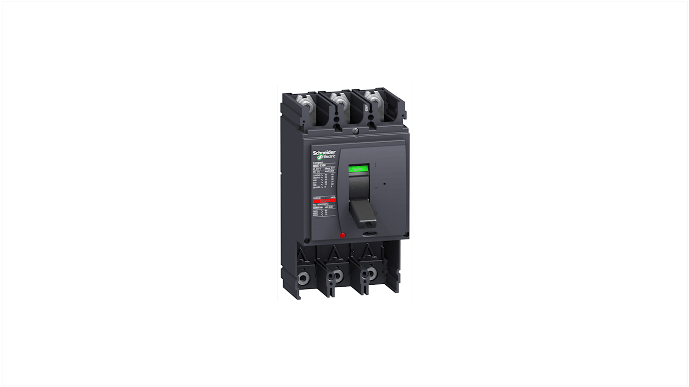 Interruttore magnetotermico Schneider Electric LV432804 3P 630A 690V 70 kA - Ideale per applicazioni marine, conforme a IEC 60947. Architettura EcoStruxure Power.