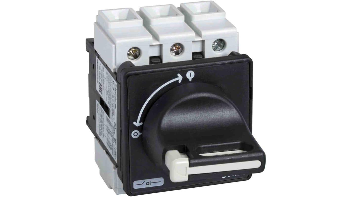 Sezionatore Schneider Electric VBF01 TeSys Vario 3P 20A IP65 per commutazione motori. Certificato multi-standard.