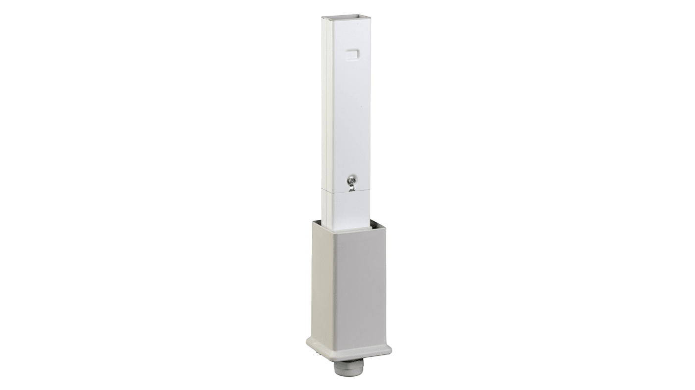 Accessori per canaline Schneider Electric KBA40ABD4W in alluminio per proteggere e organizzare cavi. Green Premium, senza mercurio.
