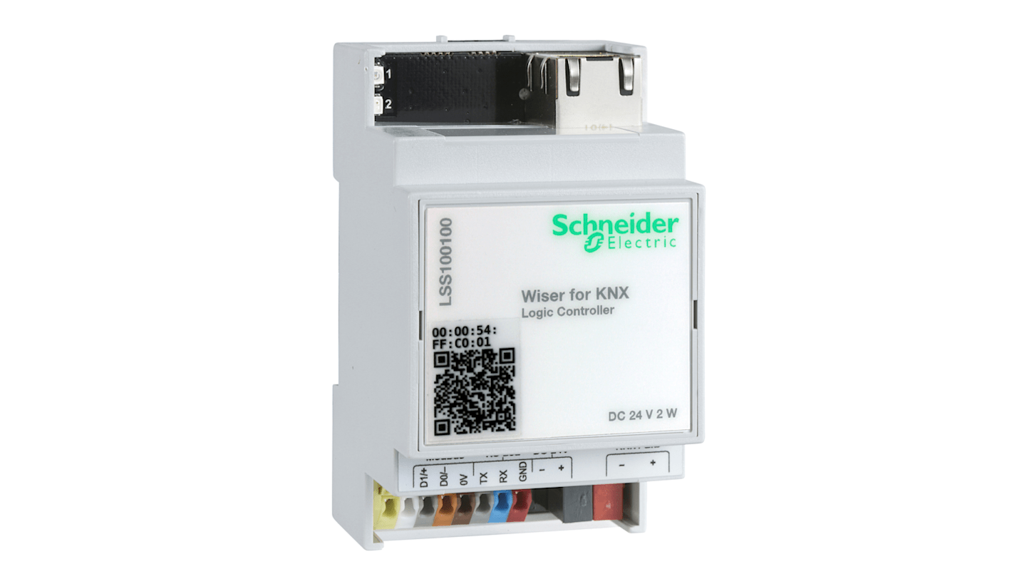 Regolatore logico Schneider Electric LSS100100 - 4 ingressi, 24Vdc, -5...45 °C - Green Premium - Senza mercurio. Per SpaceLYnk.
