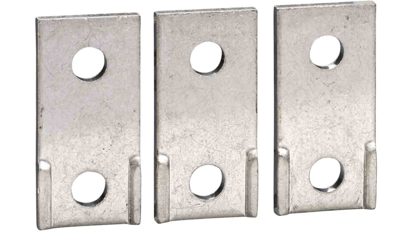 Prolunga terminale Schneider Electric per Compact NSX, corrente nominale 250A, con nervature anti-rotazione e barriere interfase flessibili.