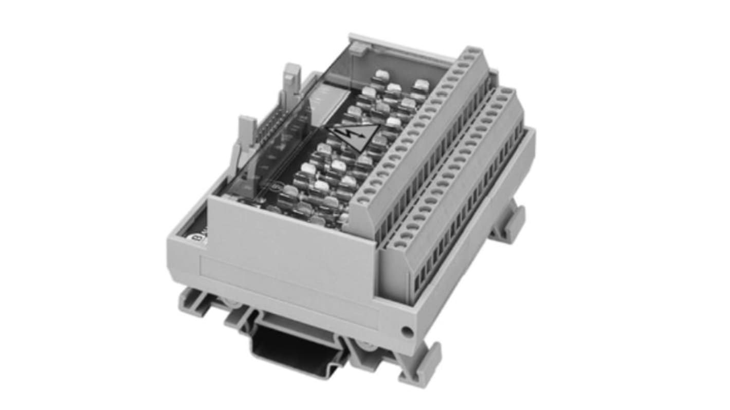 Modulo di interfaccia Allen Bradley 1492-IFM20F-FS240-4 per montaggio su guida DIN, 20 poli, compatibile con cavi precablati.