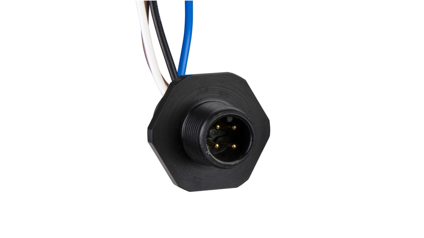 Telemecanique Sensors XZCE03M125M, finecorsa con connessione precablata a 5 fili, grado di protezione IP67, montaggio a vite.