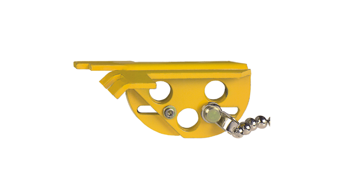 Dispositivo di bloccaggio Telemecanique Sensors XCSZ90 per interruttori di sicurezza, supporta fino a 3 lucchetti.