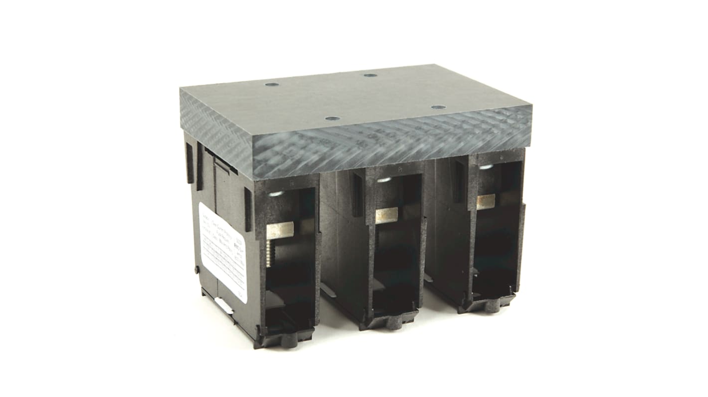 Blocco di distribuzione Allen Bradley 1492-PDL31S1, 175A, 600 V, custodia in alluminio nera, terminazione a vite.