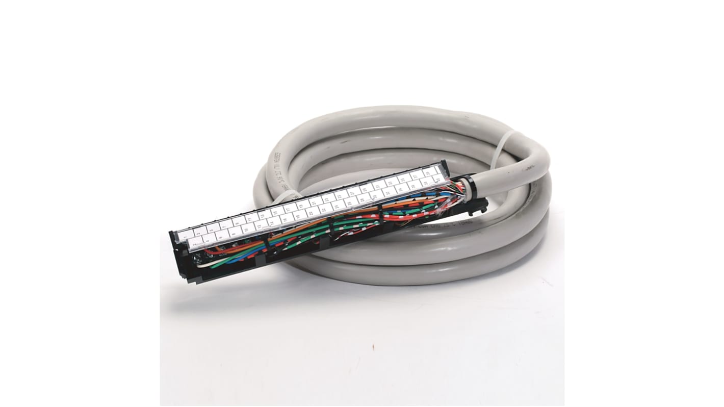 Cavo connettore Rockwell Automation 1492-CABLE025WN, lunghezza 2,5 metri, compatibile con SLC 500, ControlLogix e CompactLogix.