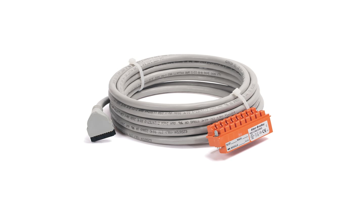 Cavo connettore Rockwell Automation 1492-CABLE050D, lunghezza 5 metri, compatibile con SLC 500 e ControlLogix.