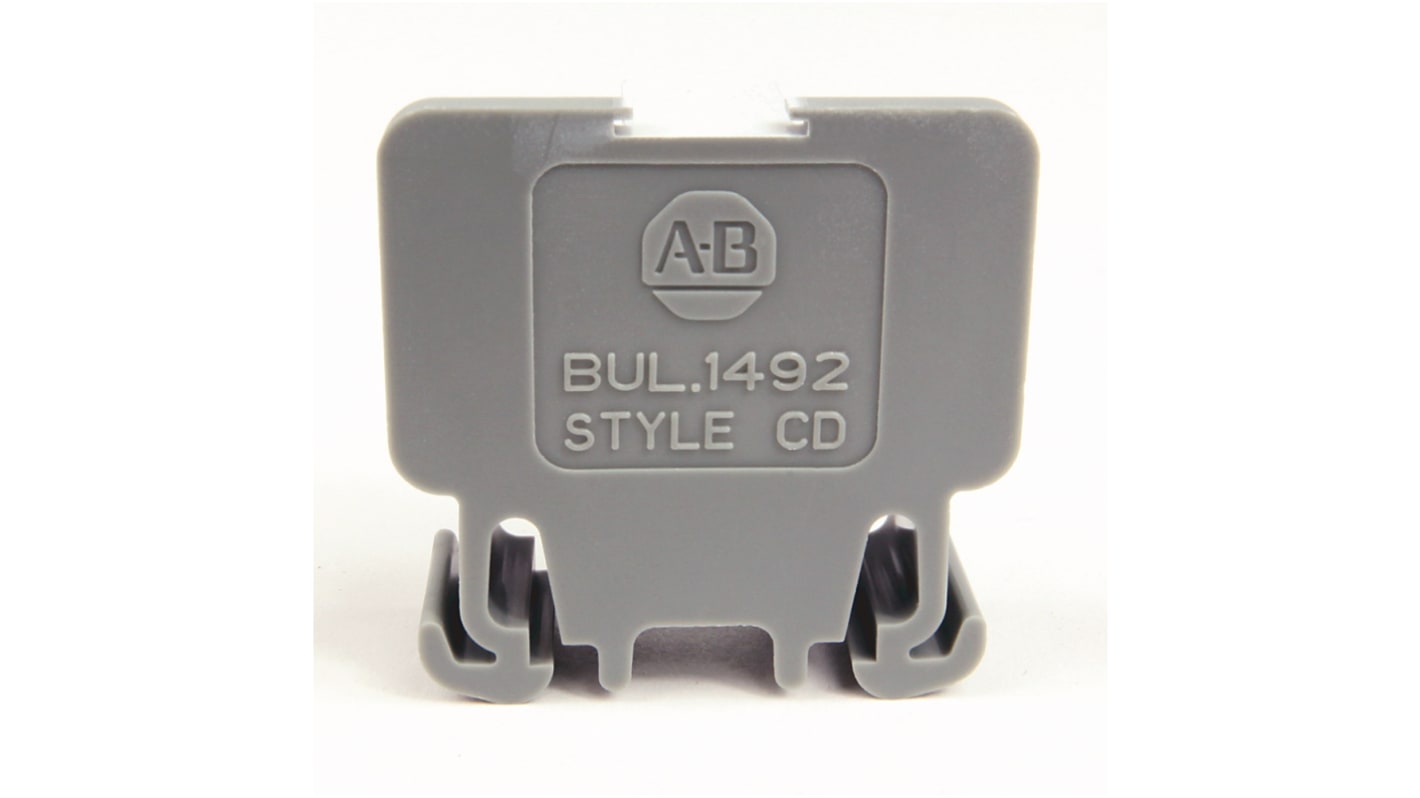 Morsettiera Allen Bradley 1492-CD3G verde per guida DIN, 1 polo, 35A, 600V, terminazione a vite, cavo 0.5-6mm².