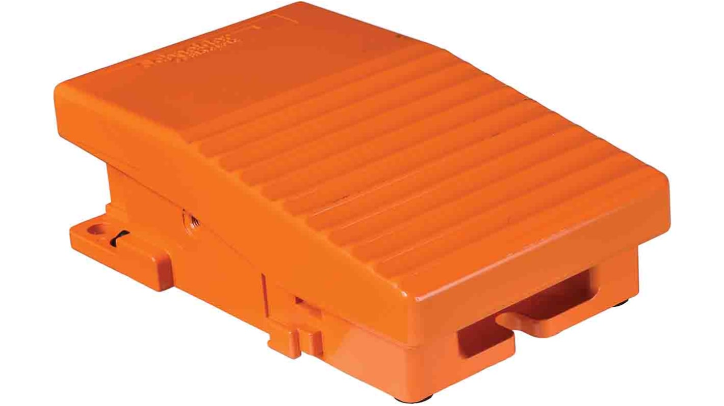 Interruttore a pedale instabile On-Off Schneider Electric XPER111, IP66, 2NC+2NO, tensione AC 240V, DC 250V, corrente 3 A.
