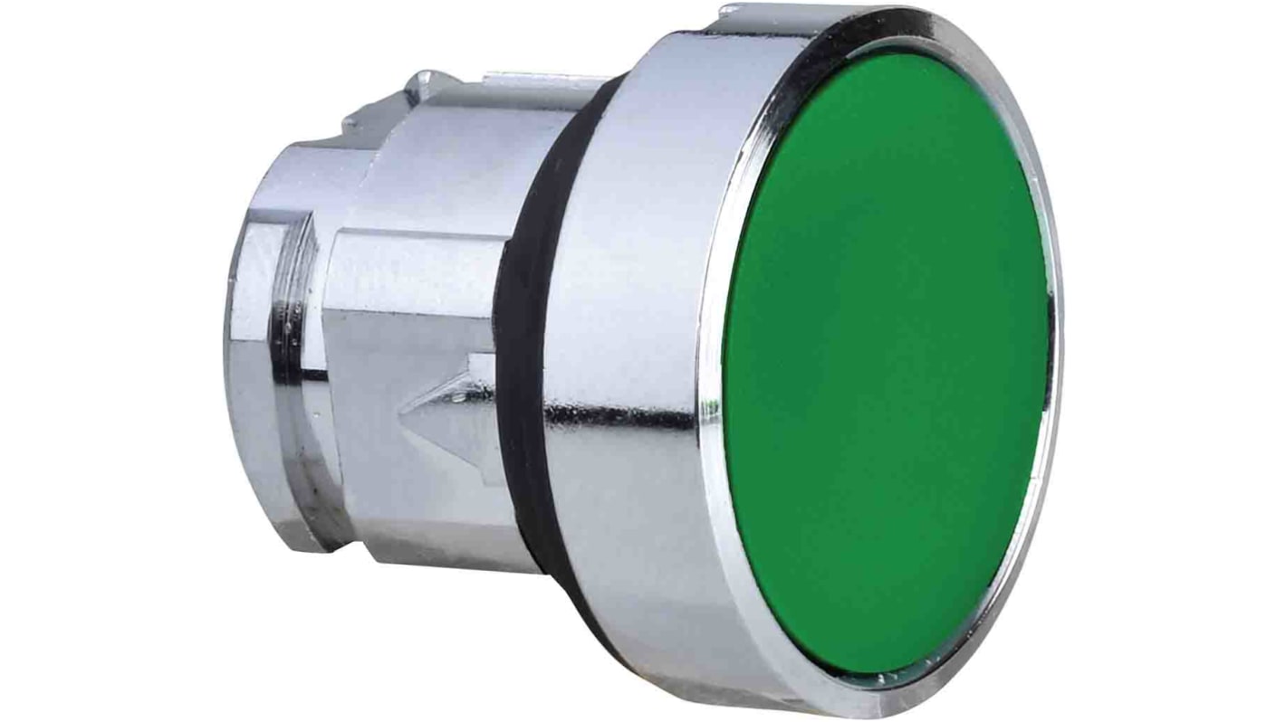 Attuatore pulsante Schneider Electric ZB4BP38, compatibile con applicazioni industriali, privo di mercurio.