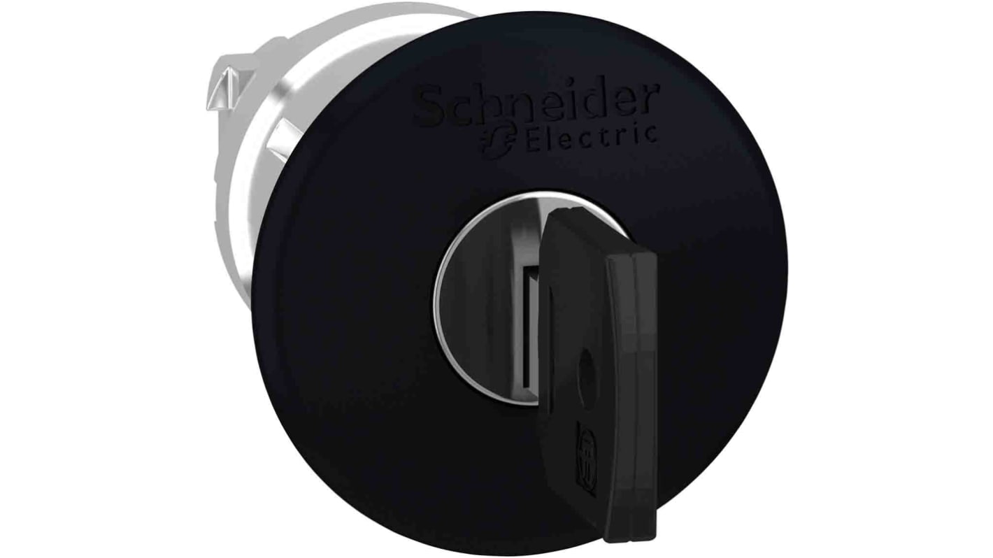 Testa selettore Schneider Electric ZB4BS12, diametro foro 22mm, attivazione stabile, temperatura operativa -40°C/+70°C.