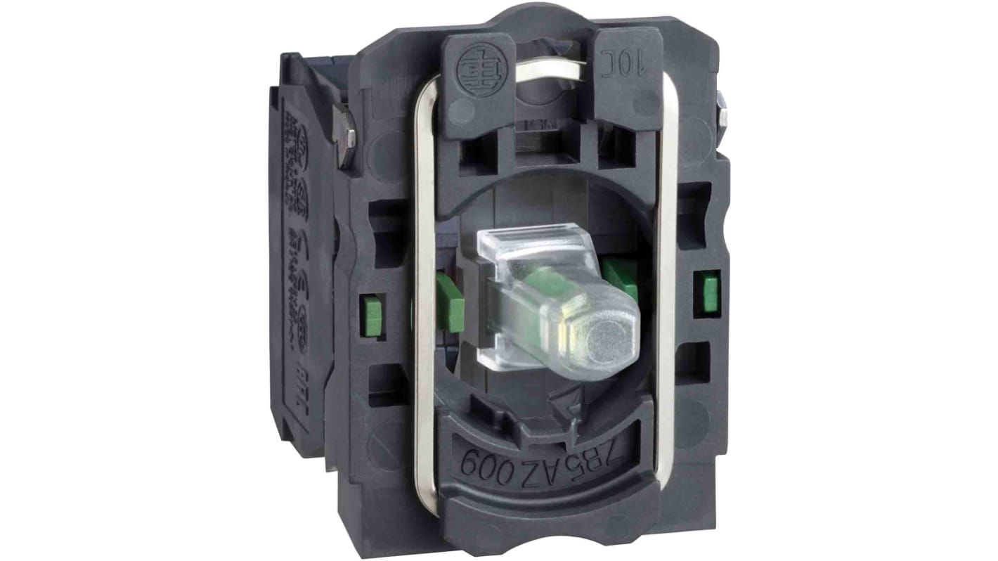 Schneider Electric ZB5AW0B13 Blocco luminoso bianco LED 24V 2NO - Prodotto Green Premium, 1CO, a vite. Ideale per applicazioni industriali.