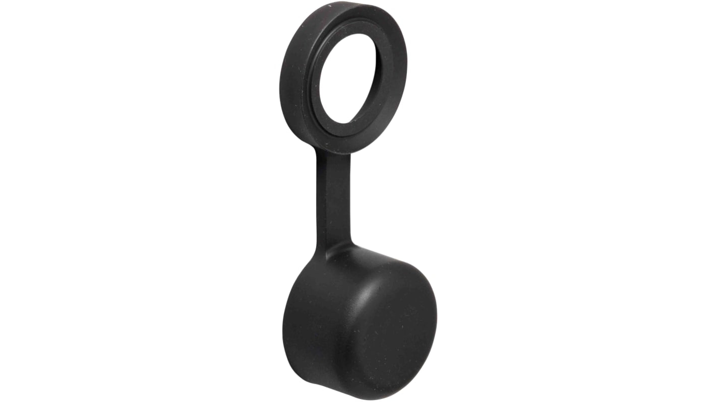 Attuatore pulsante rotondo ZBGP di Schneider Electric, diametro foro 22mm, protezione IP66/IP67/IP69K, colore nero.