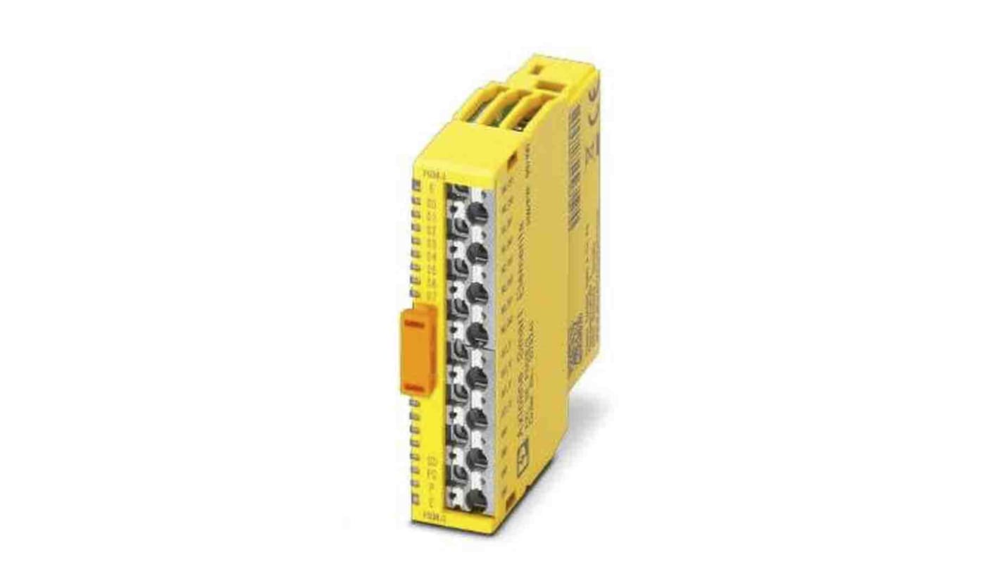 Modulo di sicurezza PSR Phoenix Contact 1079241 per monitoraggio macchine e sistemi. Scalabile, facile da gestire, con diagnosi dettagliata.