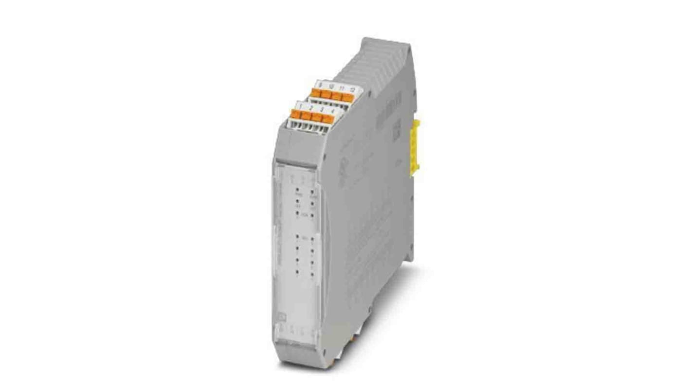 Modulo di espansione PSR Phoenix Contact 1105133, 24 V, 8 uscite, compatibile con moduli di sicurezza, larghezza 22,6 mm.