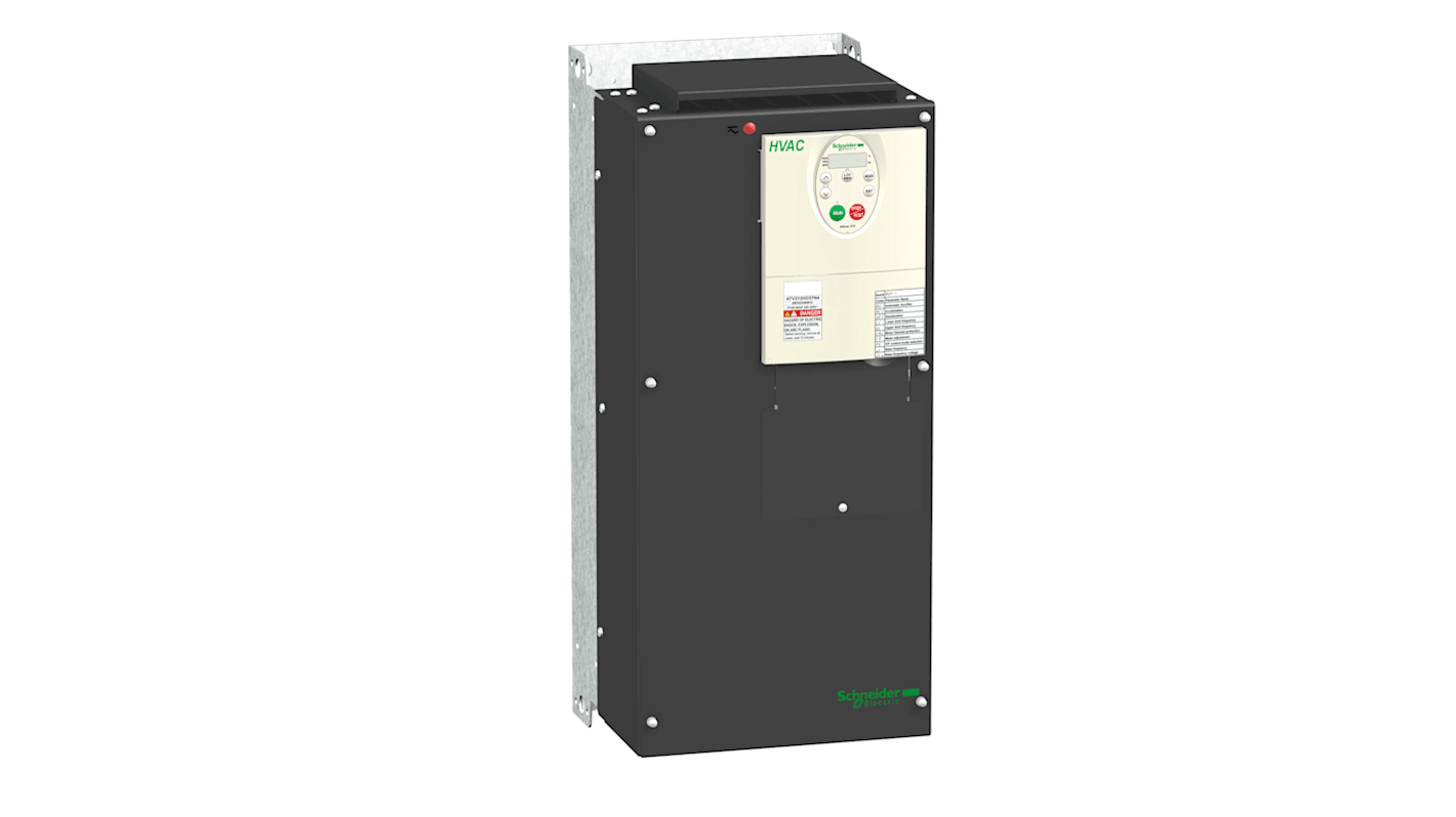 Avviatore a velocità variabile Schneider Electric ATV212HD45N4, potenza 45 kW, tensione 480 V, grado di protezione IP21.