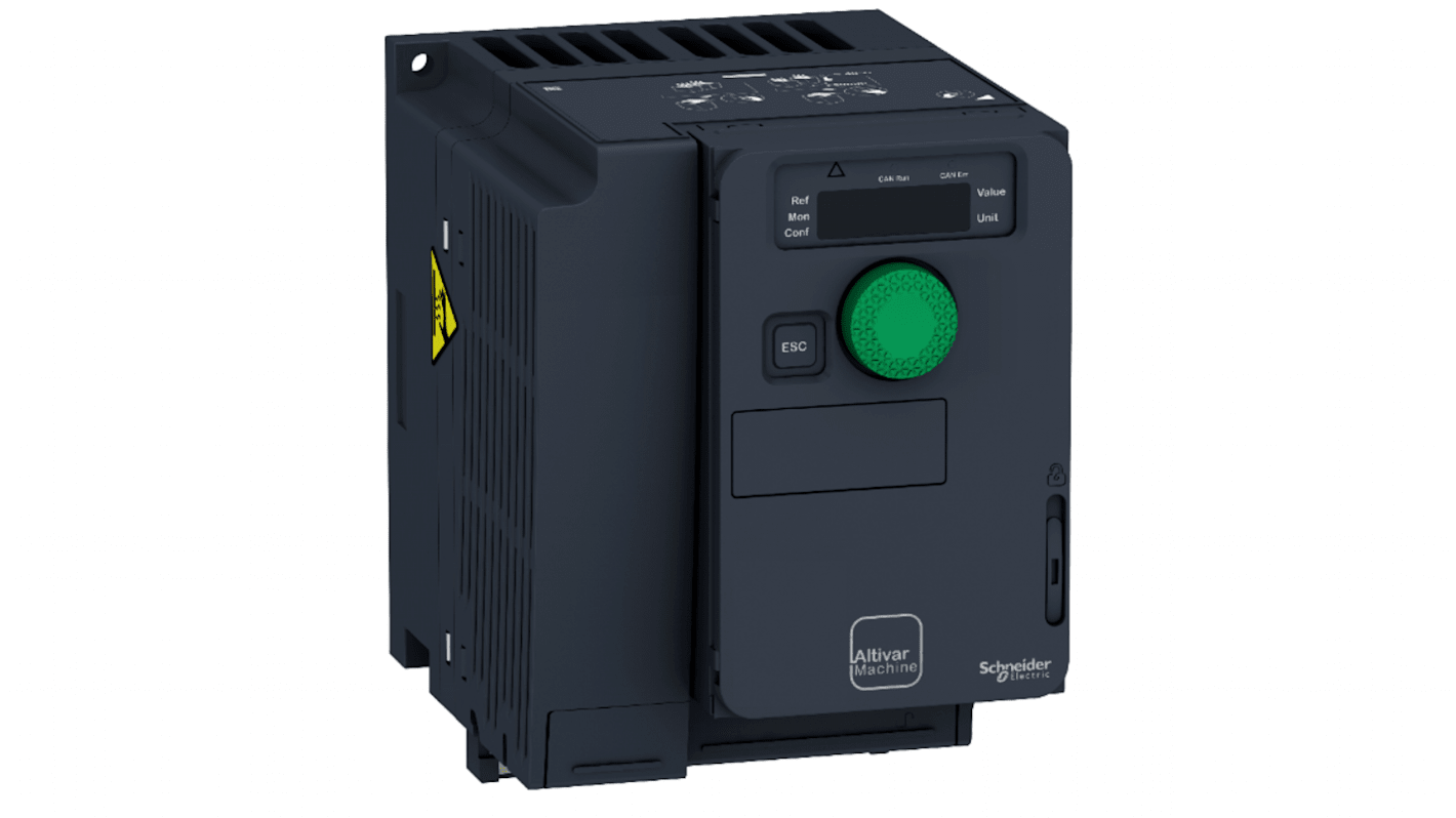 Avviatore a velocità variabile Schneider Electric ATV320U11M3C, potenza 1,1 kW, 240 V, 3 fasi, grado di protezione IP20.