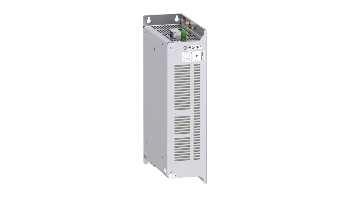 Schneider Electric ATVRU75N4, inverter per motori in c.a. 6,8 kW, tensione 380-500 V, montaggio a vite, per applicazioni industriali.