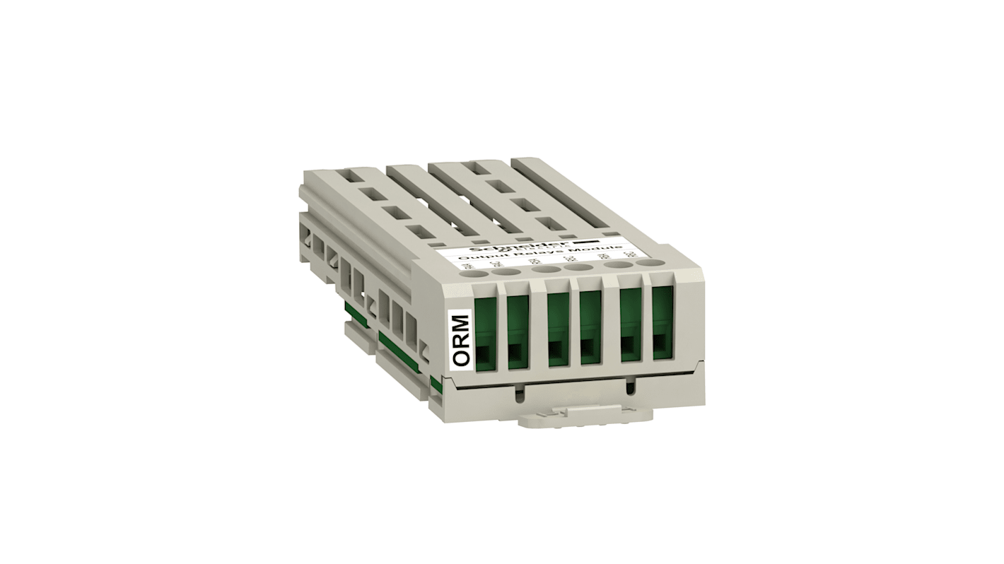 Modulo I/O Schneider Electric VW3A3204 per Altivar Machine e Process, con durata elettrica di 100000 cicli e corrente minima di 5 mA.