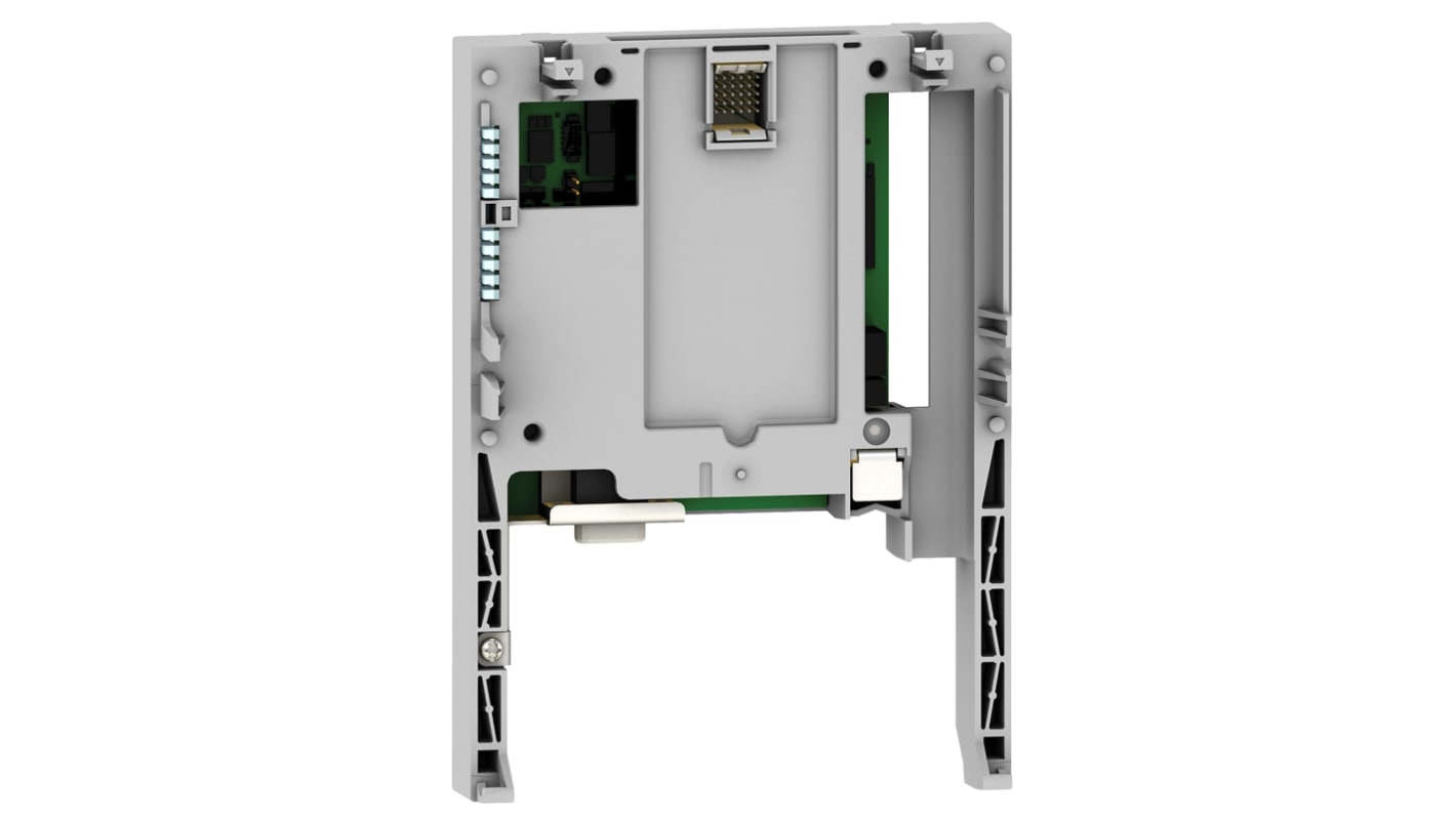 Scheda di comunicazione Schneider Electric VW3A3320 per Altivar 61 e 71, Ethernet/IP, 10-100 Mbps, LED di stato.