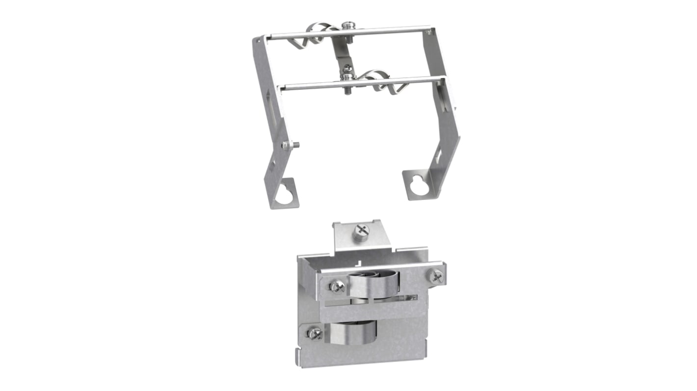 Piastra di montaggio Schneider Electric VW3A4431 per motori ATV340, compatibile con azionamenti da 5,5 kW e 7,5 kW.