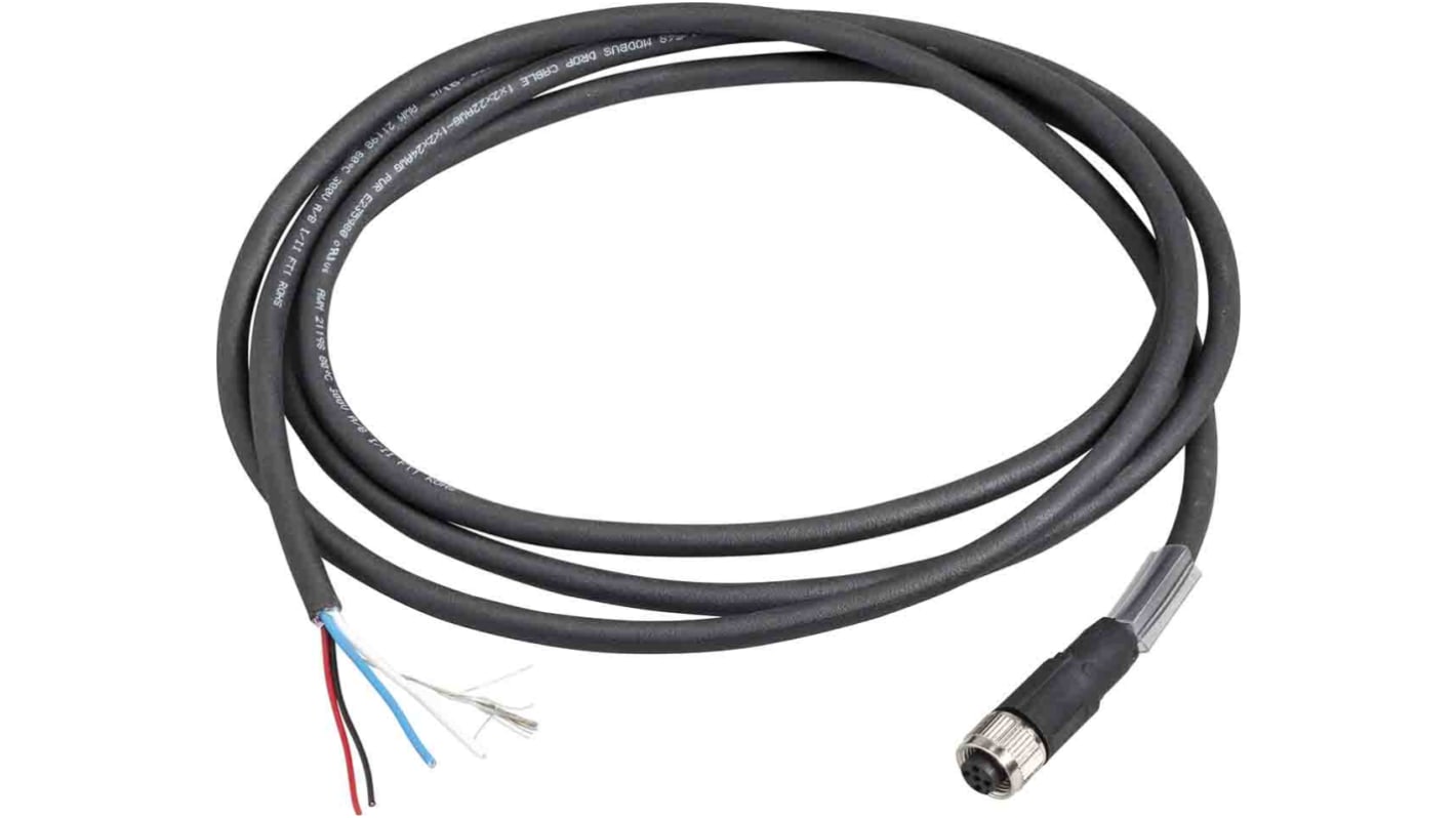 Cavo di connessione Schneider Electric TCSCCN1FNX10SA per Modicon TM7, M12 femmina, 5 vie, diritto, compatibile con bus CANopen.