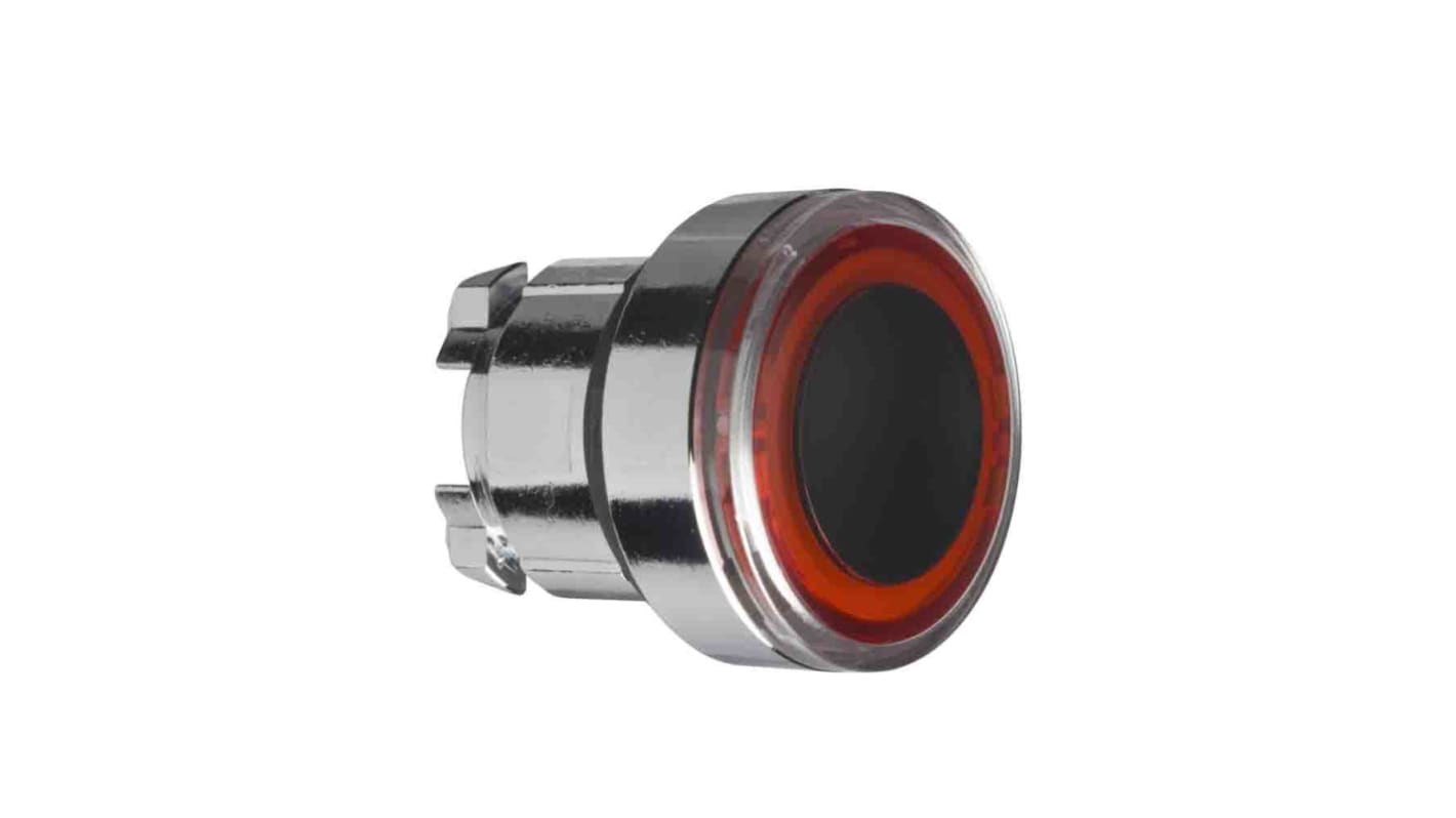 Attuatore pulsante instabile Schneider Electric Harmony XB4, rosso, diametro foro 22mm, ergonomico per il controllo macchine.