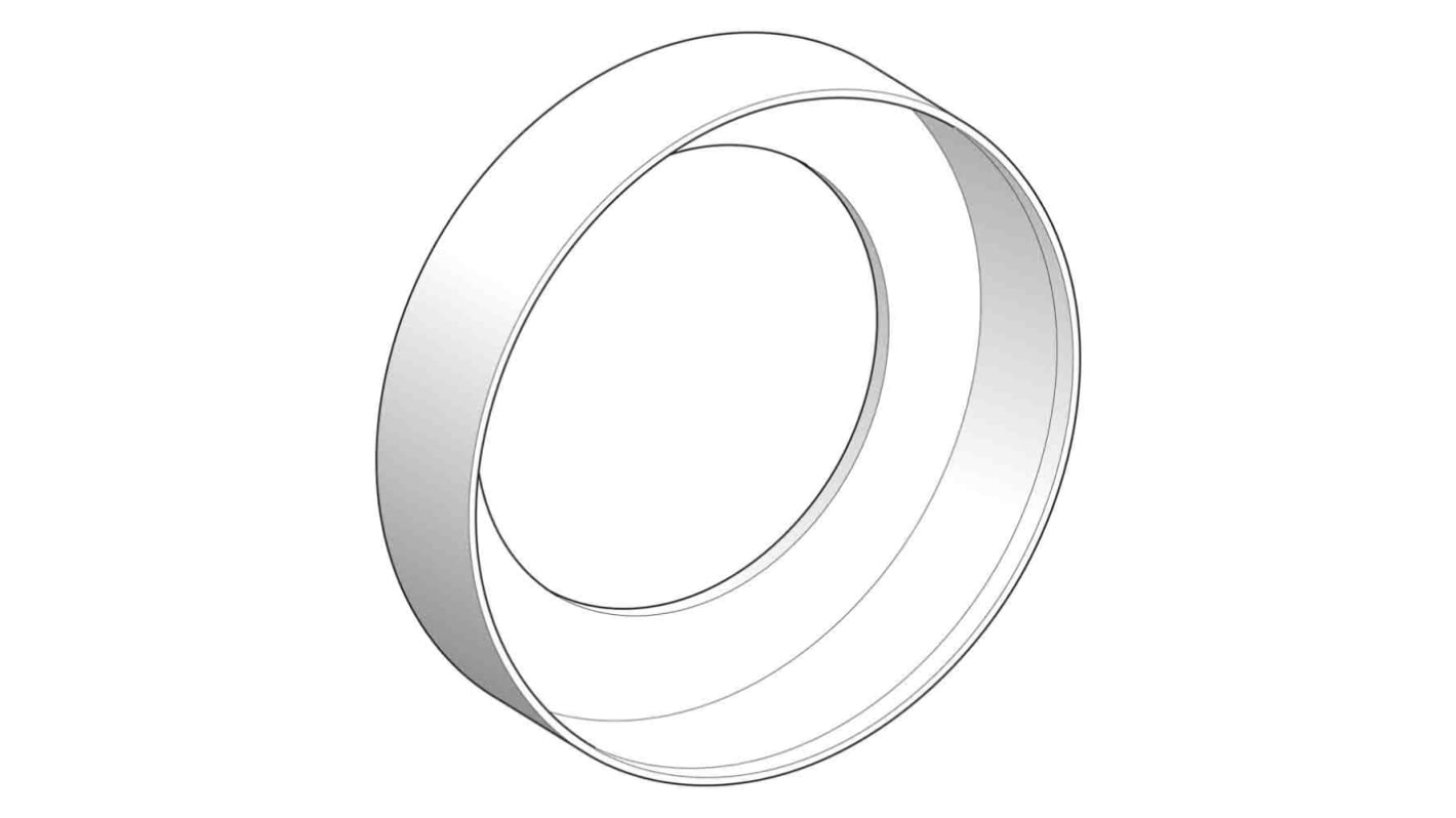 Coperchio di protezione Schneider Electric ZB4BZ007 per unità di segnalazione, compatibile con dispositivi da 22mm, in materiale cromato.