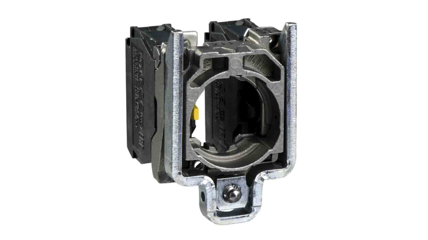 Blocco contatti Schneider Electric, 1 NA + 1 NC, serie Harmony XB4, montaggio con morsetto a vite, privo di mercurio.