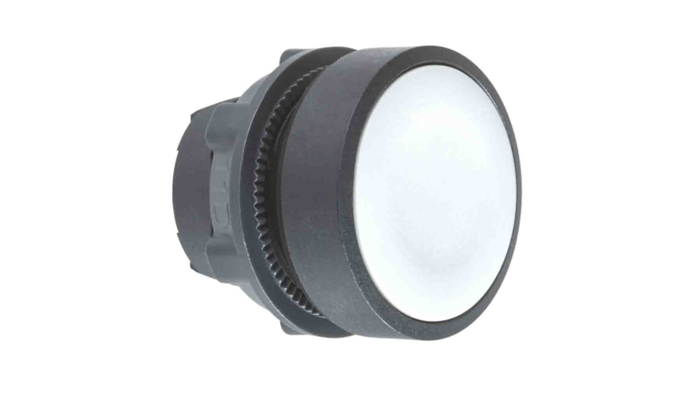 Attuatore pulsante instabile Schneider Electric ZB5AA8, testa grigia, diametro foro 22 mm, gamma -40 a 70 °C.