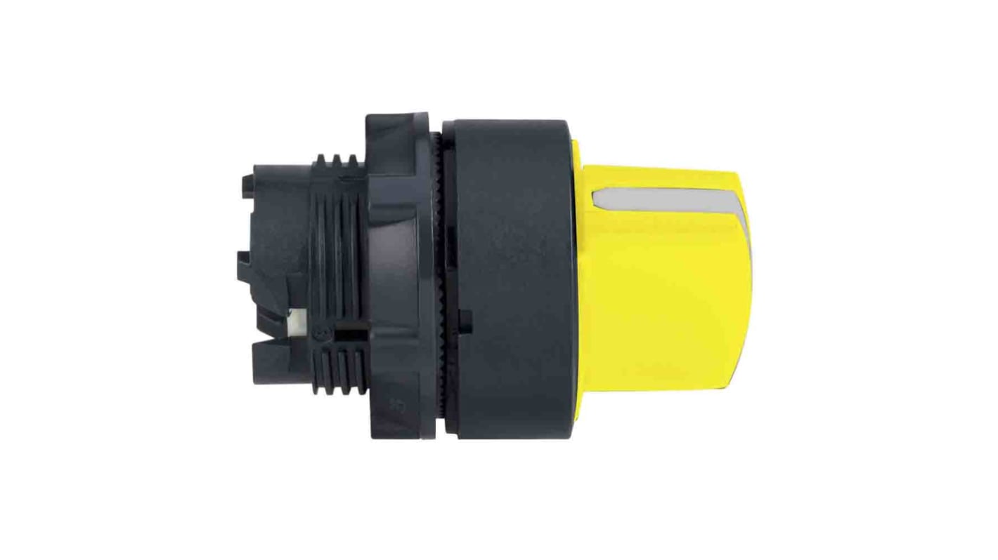 Selettore a due posizioni Schneider Electric ZB5AD205, diametro foro 22mm, protezione IP67/IP69K, angolo di corsa 90 gradi.