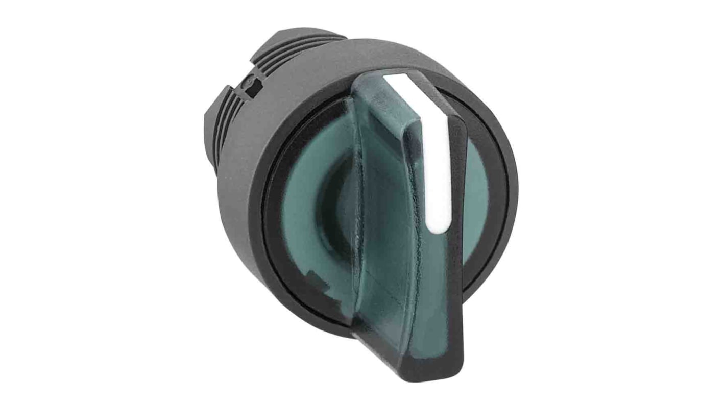 Selettore 3 posizioni Schneider Electric ZB5, diametro foro 22mm, attivazione stabile, protezione IP67/IP69K.