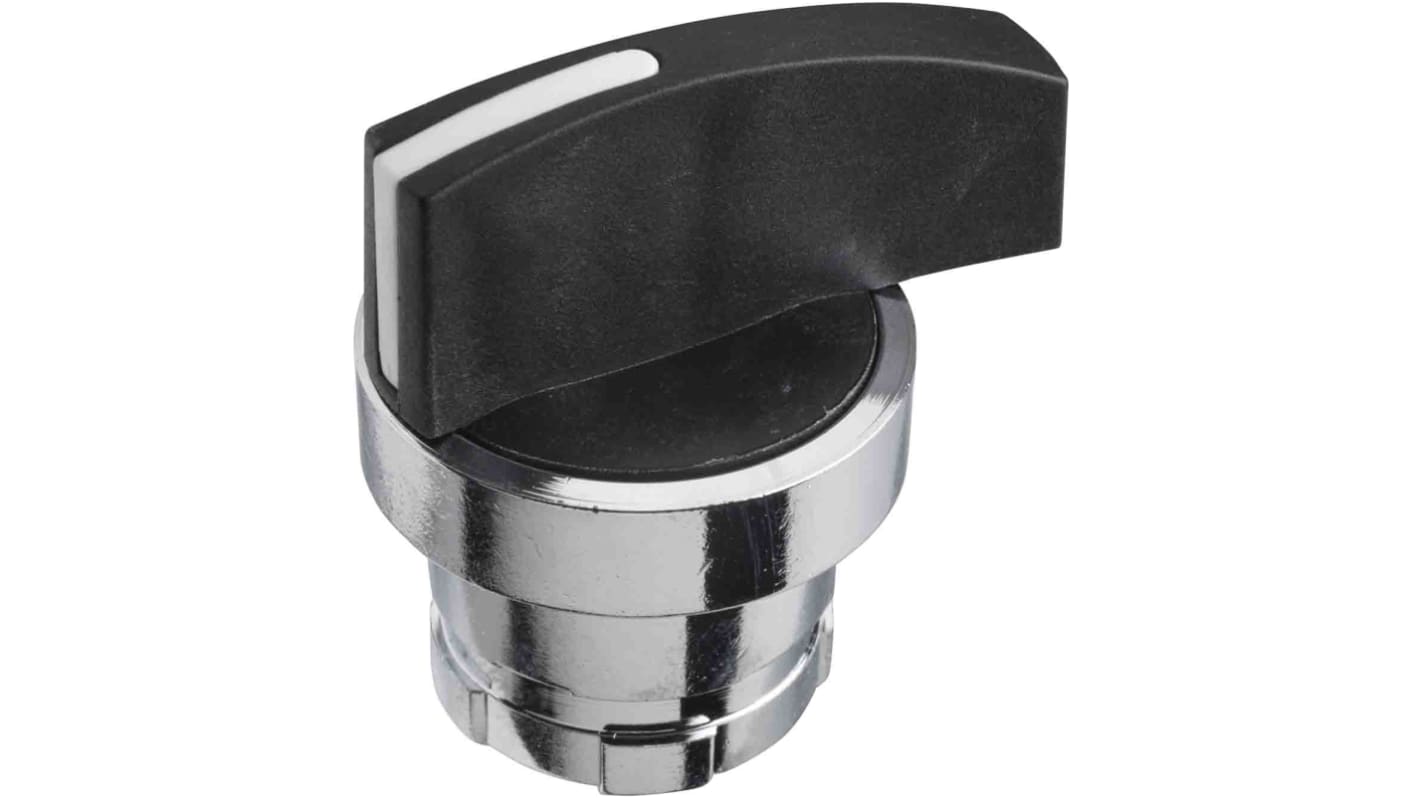 Manopola nera per interruttori a camme Schneider Electric, serie Harmony K, altezza 25 mm, conforme a EN 60947-3.