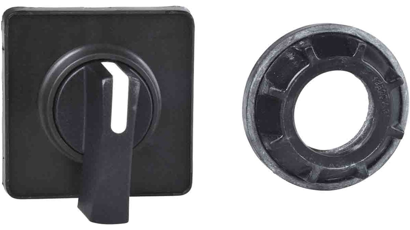 Manopola nera Schneider Electric KDC1H per interruttori a camme della serie Harmony, grado di protezione IP65.
