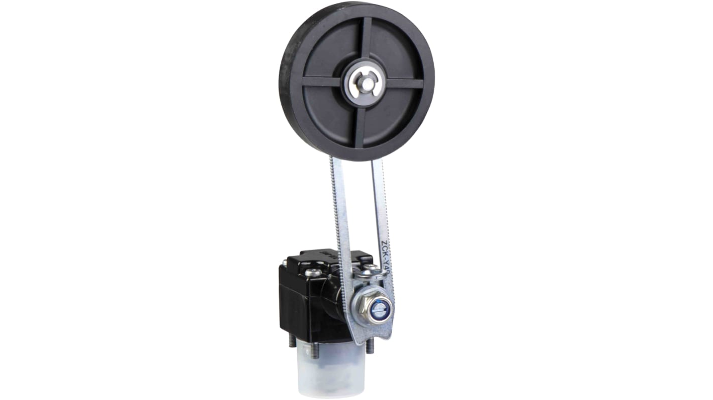 Interruttore di fine corsa Telemecanique Sensors ZCKD49, testa rotativa per applicazioni automatizzate, materiale plastico.