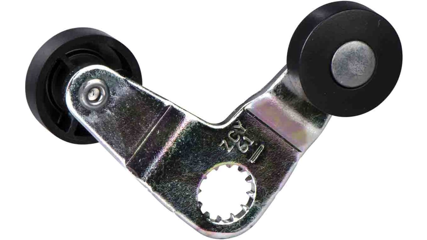 Leva Telemecanique Sensors ZCY61 per interruttore di fine corsa OsiSense XC, in metallo, movimento rotatorio, compatibile con XCMD.