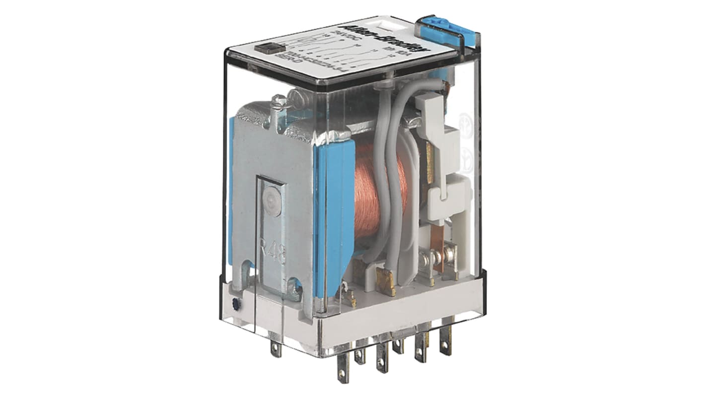 Rockwell Automation 700-HC24Z24-3 Relè Monostabile 4PDT 24V cc per impieghi generali, bassa potenza nominale. Ideale per contatti affidabili.