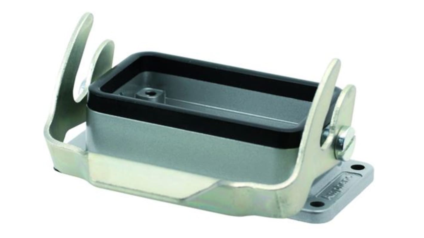 Contenitore per pannello Amphenol Industrial C146, robusto e resistente, IP65, montaggio a pannello, formato polo 10P.