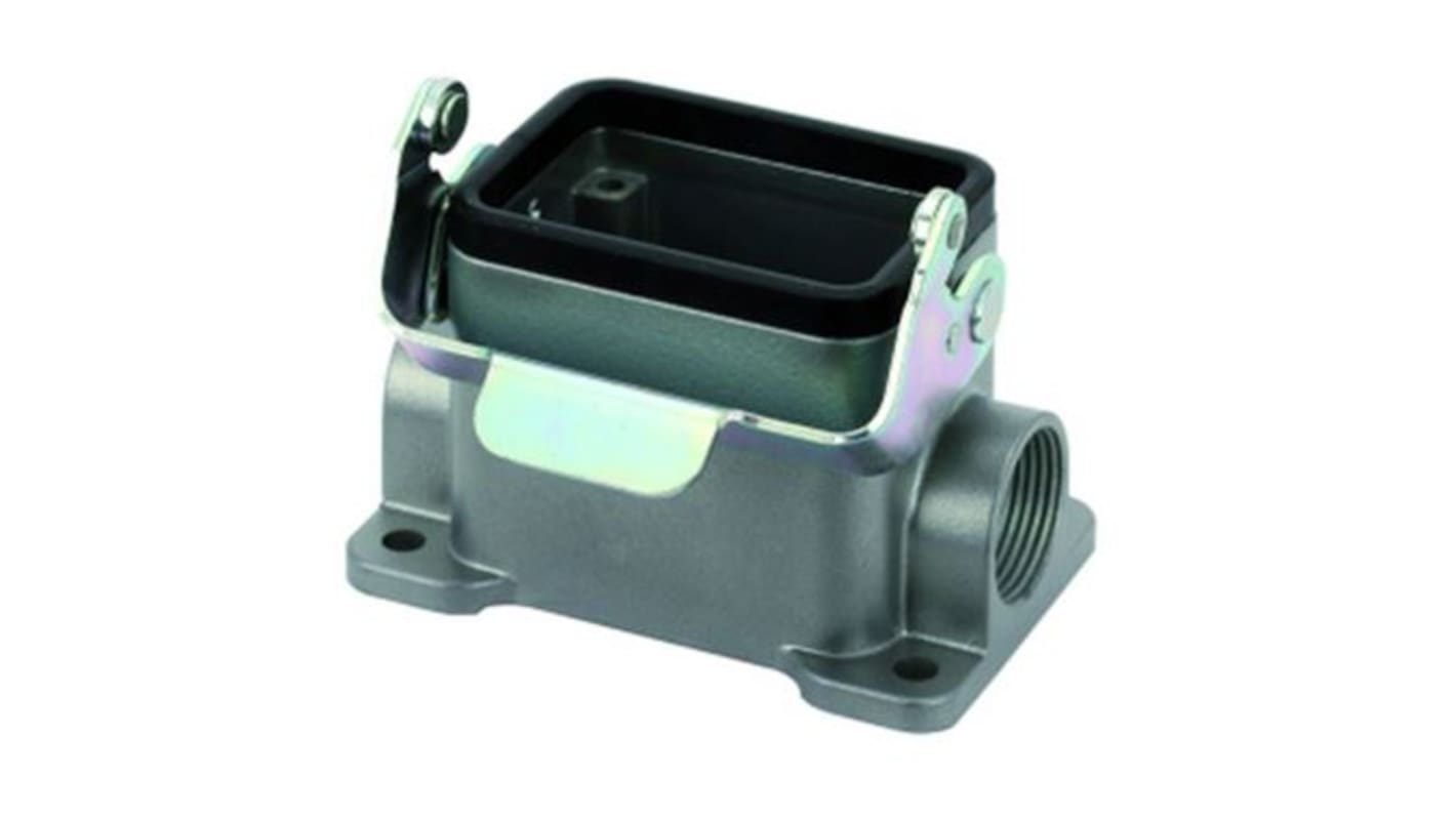 Contenitore Amphenol C146, robusto e resistente, classe di protezione IP65, adatto per applicazioni industriali.