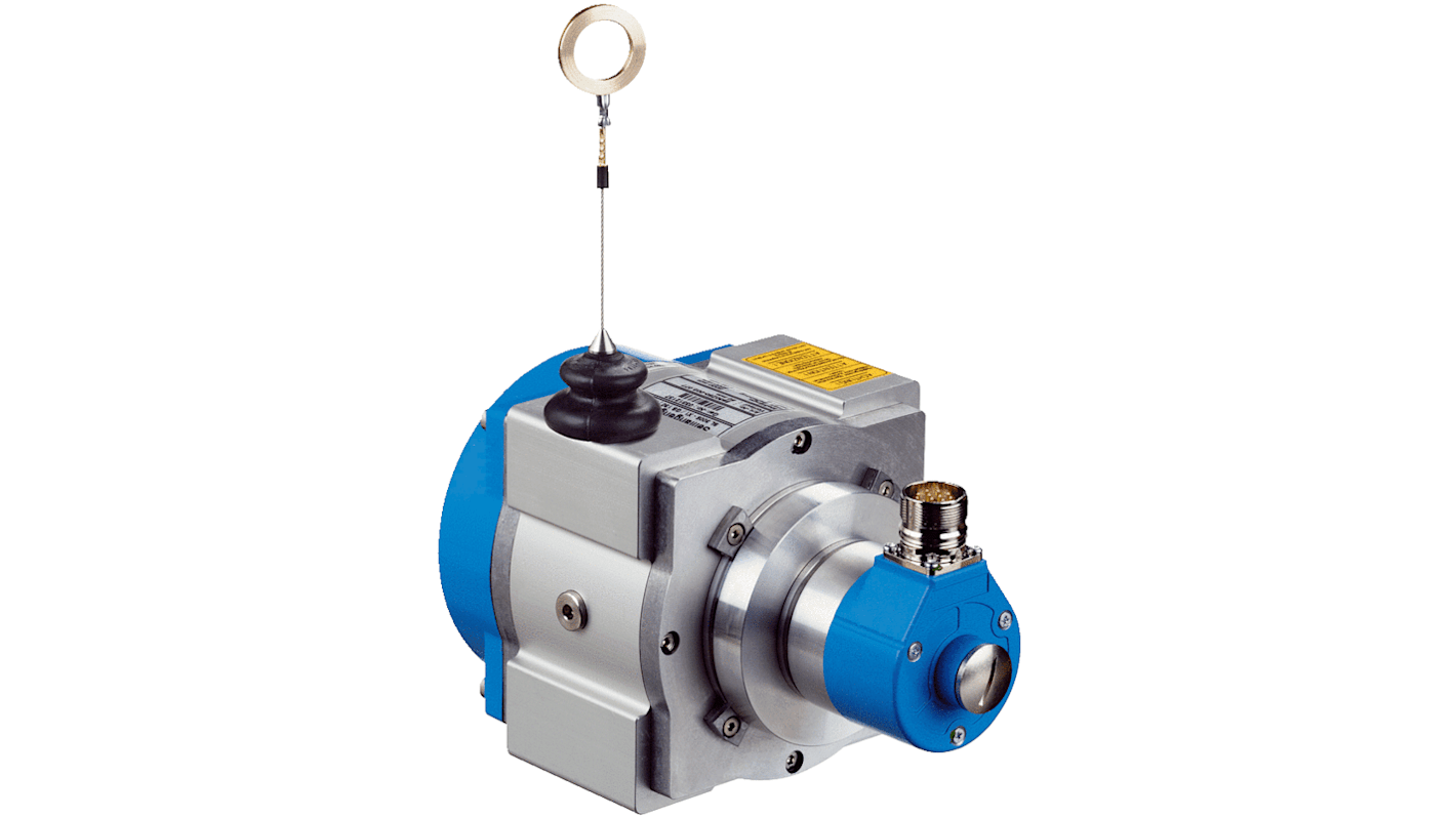 Encoder a filo Sick BTF13-A1AM0520 con uscita SSI, lunghezze di misura da 2 a 50 m, robusto contenitore, interfaccia IO-Link.
