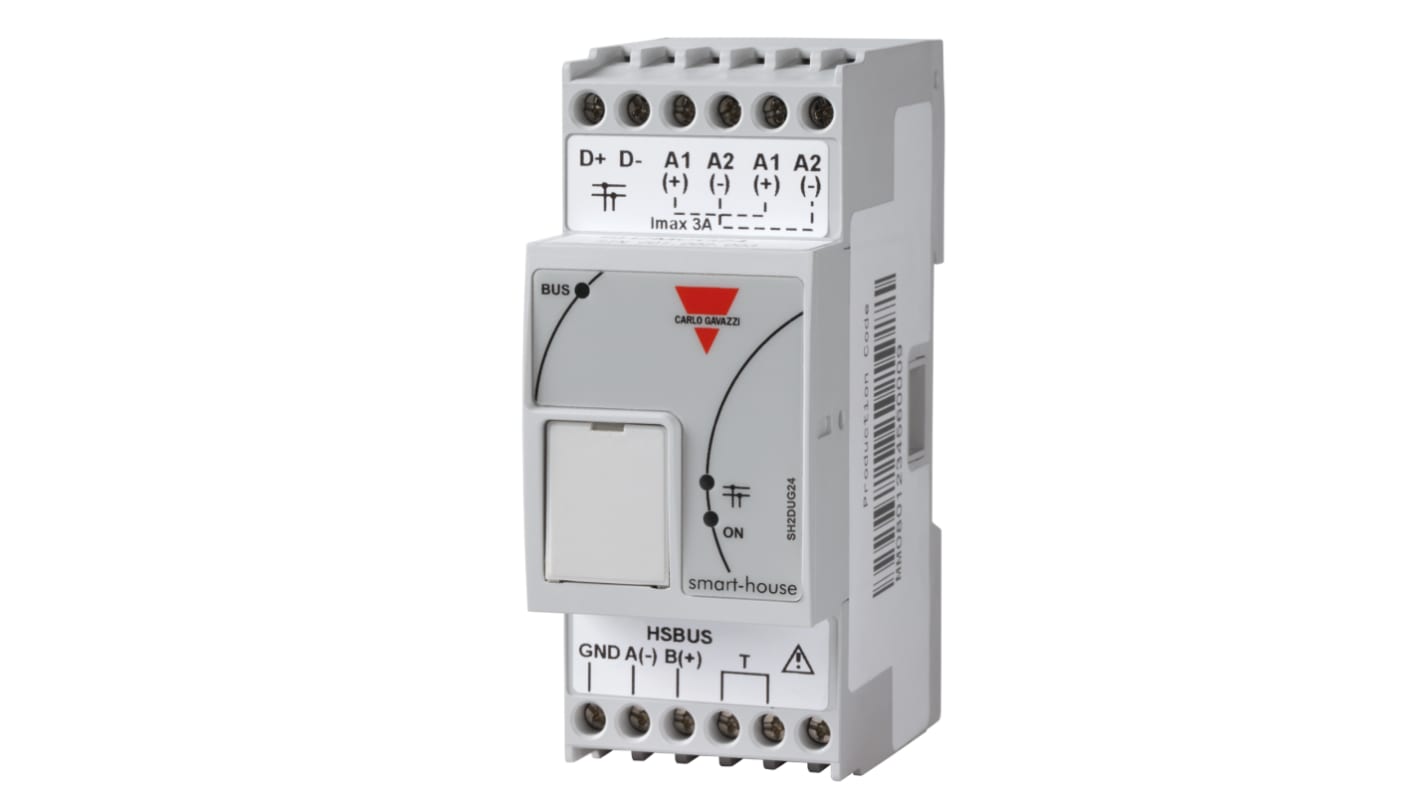 Modulo interfaccia Fieldbus Carlo Gavazzi SH2DUG24, 2 DIN, per collegamento a SH2WEB24, programmabile con strumento SX.