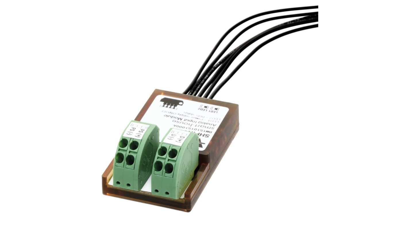 Modulo di ingresso analogico Carlo Gavazzi SHPINV324, 3 ingressi 0-10 V c.c., alimentazione 24 V c.c., montaggio compatto.