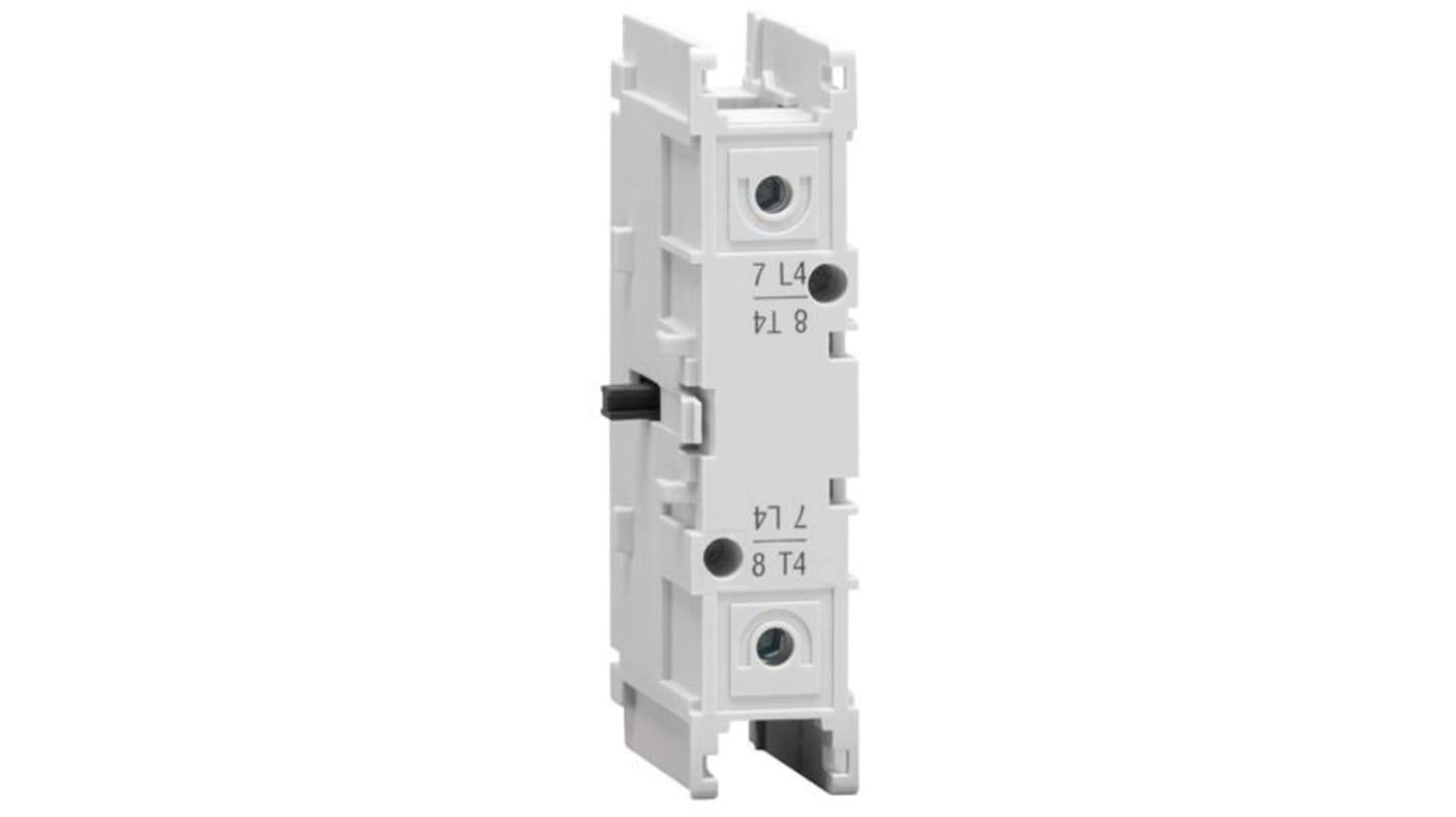 Contatto ausiliario Lovato GAX42063C per sezionatori serie GA, certificato EAC, polo aggiuntivo per interruttori.