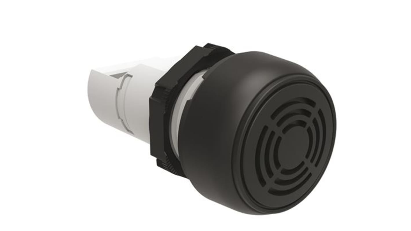 Cicalino Lovato LPCZSM, indicatore acustico monoblocco, 90 dB, alimentazione 185-265 V, custodia nera, grado di protezione IP40.