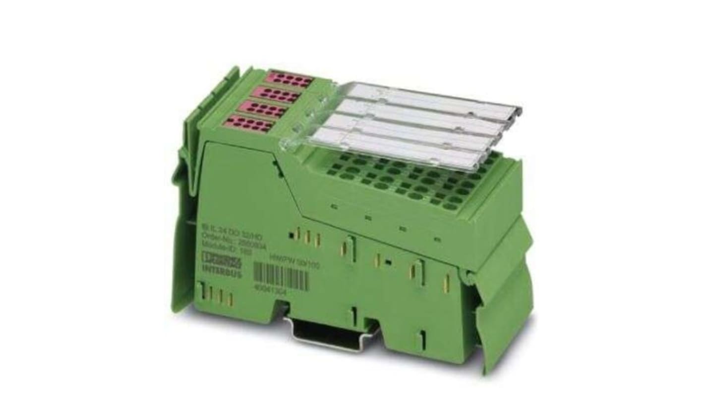 Modulo I/O Phoenix Contact 2862822, 32 uscite digitali, IP20, dimensioni 119,8 x 48,8 x 71,5 mm, per applicazioni PLC.