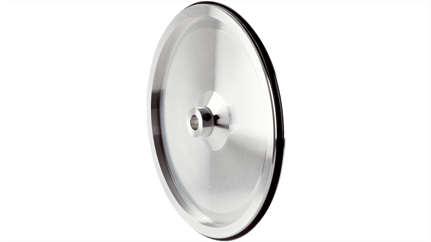 Staffa di montaggio Sick BEF-MR010050R per encoder, ruota di misurazione con o-ring NBR70, per albero da 10 mm, circonferenza 500 mm.