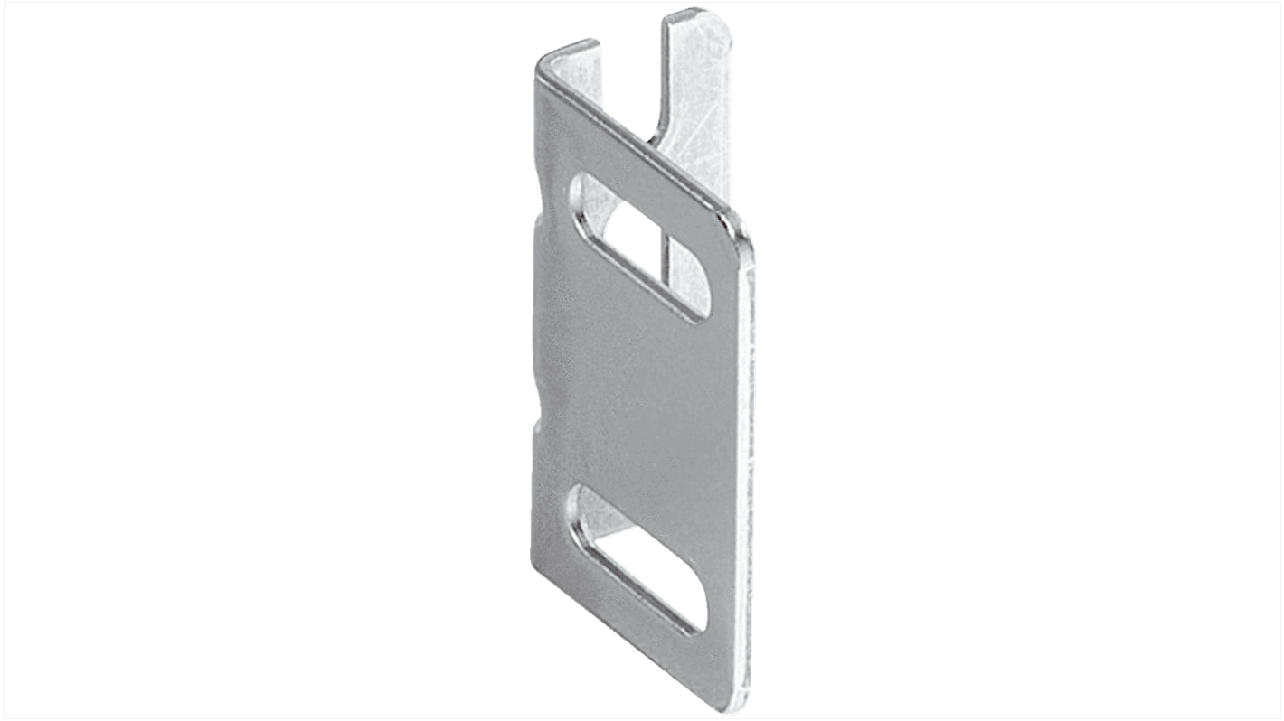Staffa di montaggio Sick BEF-W2S-B in acciaio zincato, compatibile con W4-3, per installazioni a parete in ambito industriale.